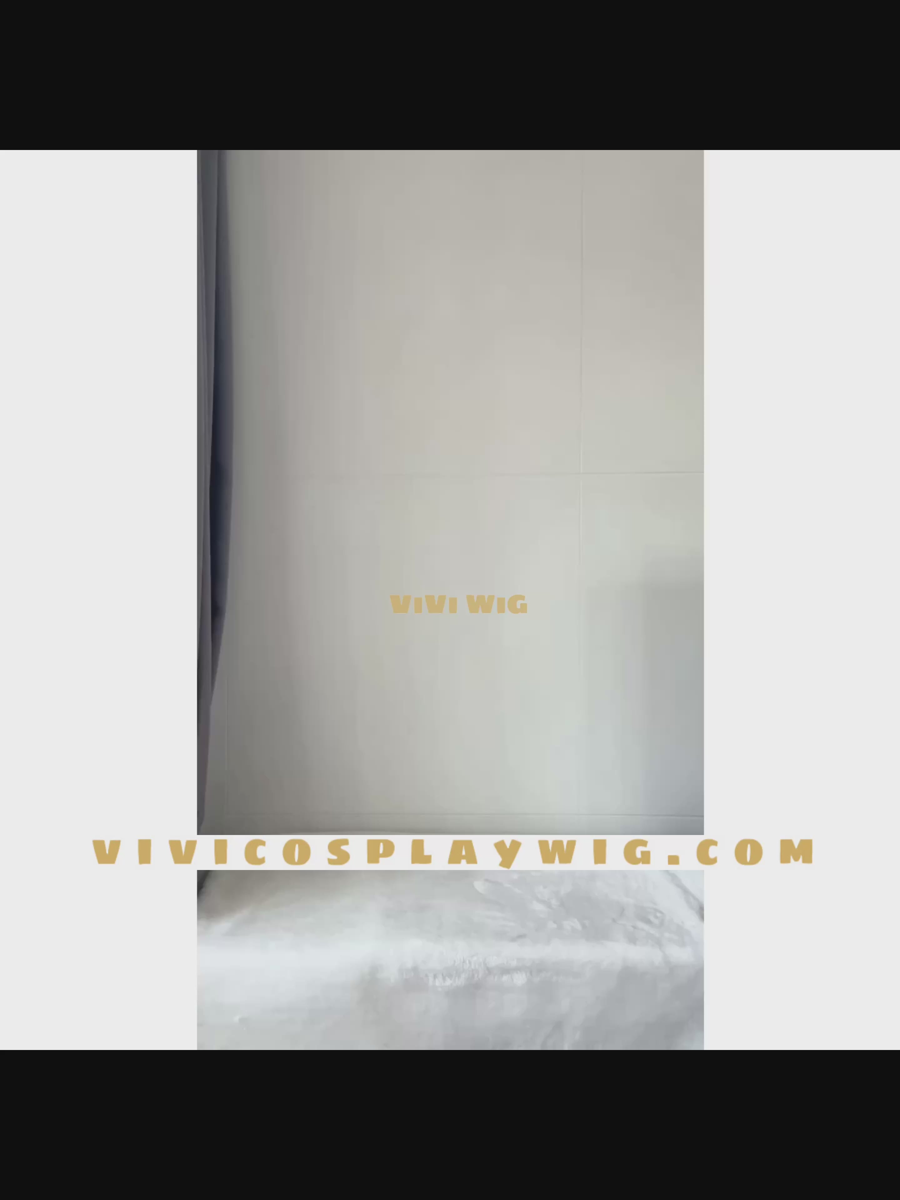 Silver White Medium Wig for Women's Game Cosplay