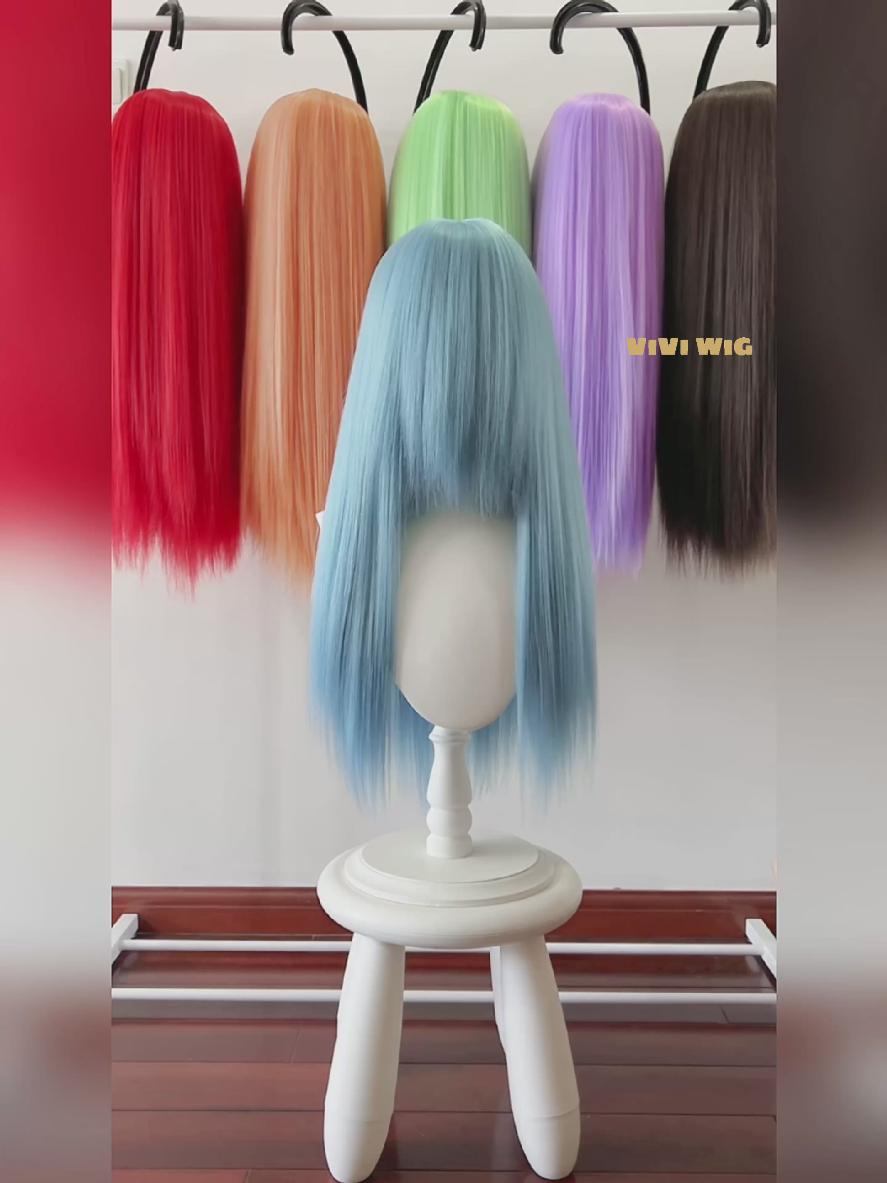 High-Quality Synthetic Fiber Cosplay Wig