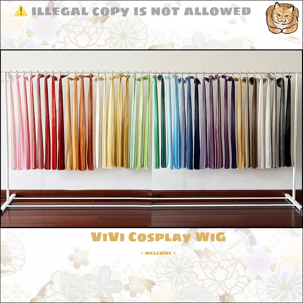 High-Quality Wig Hair Material for Cosplay