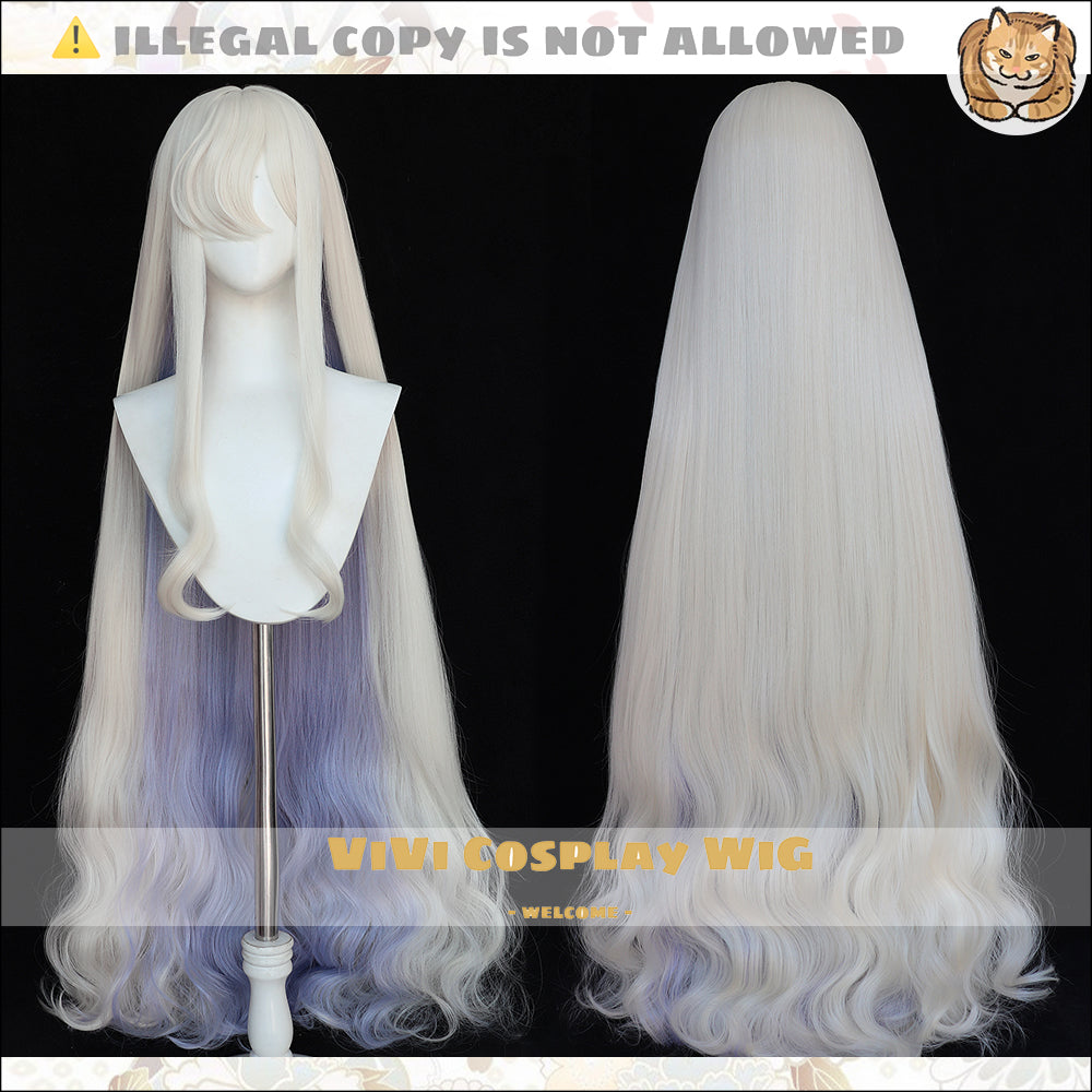 Eblana wig styled on mannequin showing fantasy character accuracy