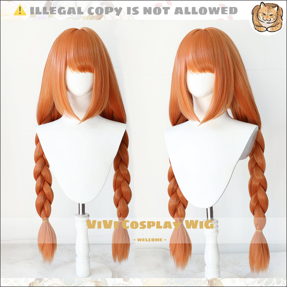 Mannequin display showcasing full wig styling