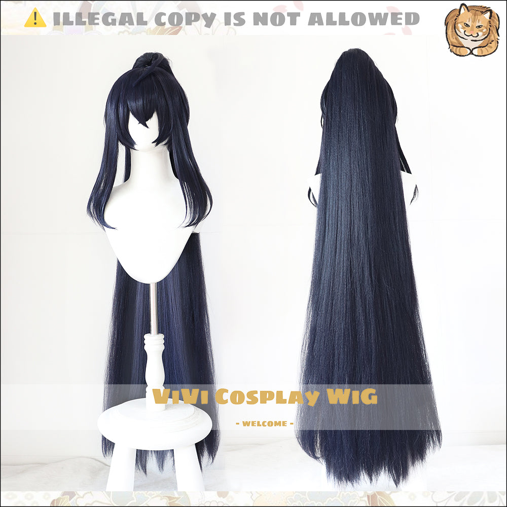 Wig styled on mannequin for convention ready look
