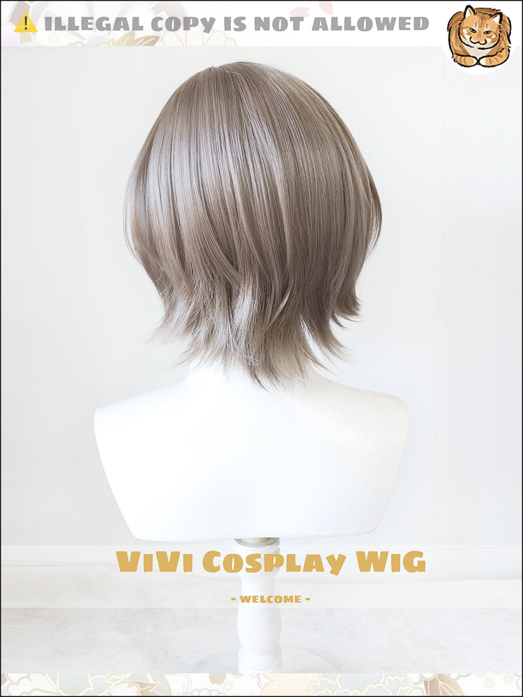 Back view demonstrating texture and volume for men's styling