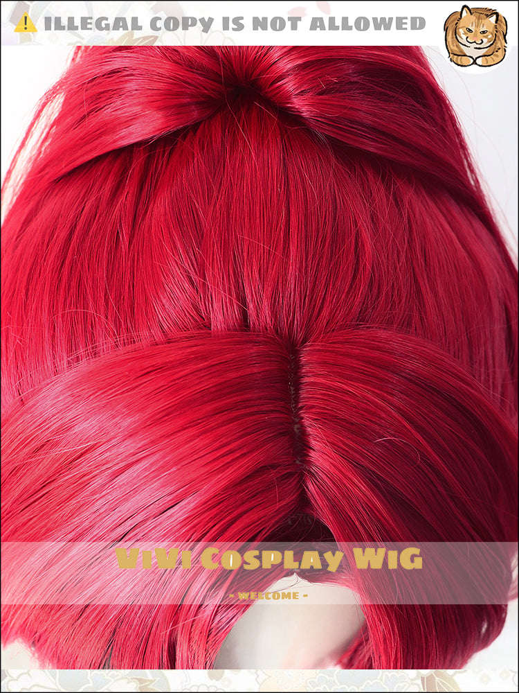 Top view highlighting scalp construction and root coloring technique​
