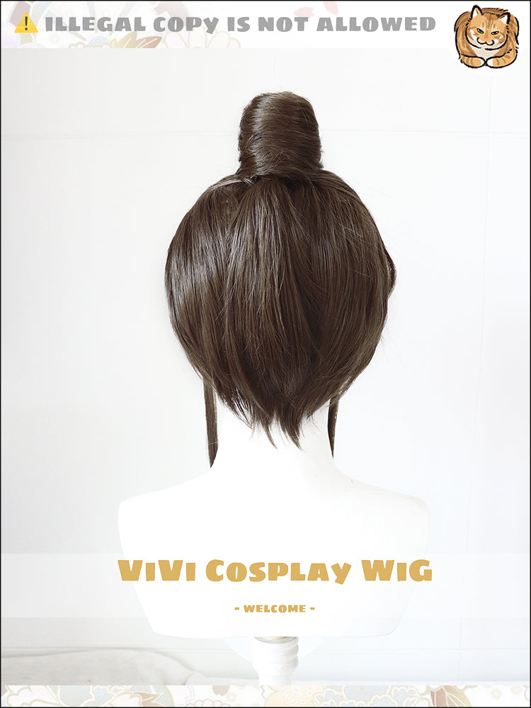 Versatile Medium Hairstyle Costume Wig